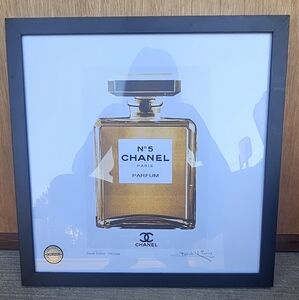 Chanel No. 5 Parfum Limited Edition Fairchild Paris Framed Art Wall Decor